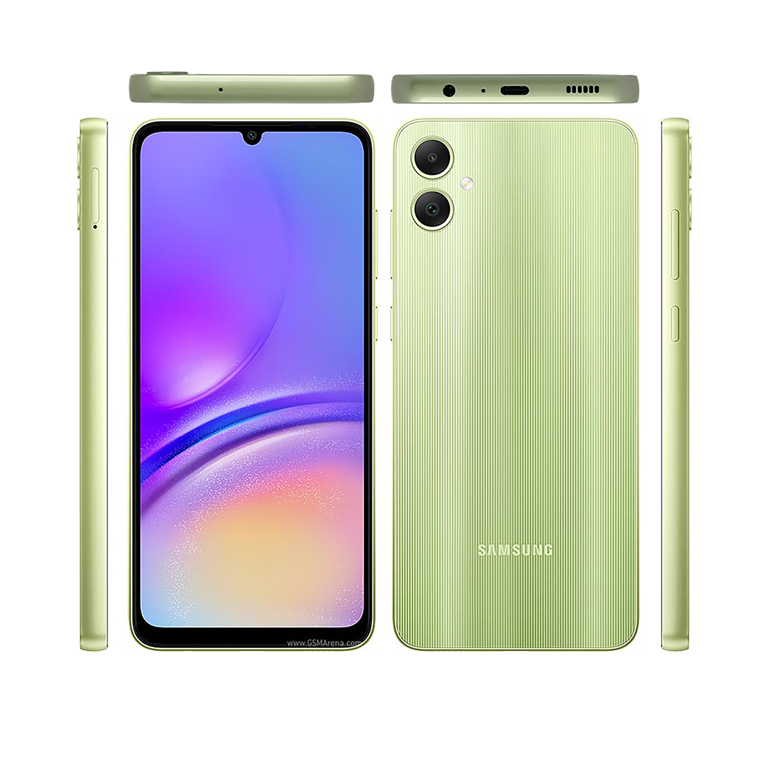 گوشی موبایل سامسونگ مدل Galaxy A05 دو سیم کارت ظرفیت 64 گیگابایت و رم 4 گیگابایت - به همراه شارژر 25وات سامسونگ