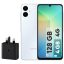 گوشی موبایل سامسونگ مدل Galaxy A06 دو سیم کارت ظرفیت 128 گیگابایت و رم 4 گیگابایت - به همراه شارژر 25 وات سامسونگ