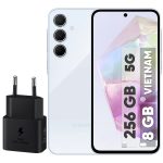 گوشی موبایل سامسونگ مدل Galaxy A35 دو سیم کارت ظرفیت 256 گیگابایت رم 8 گیگابایت به همراه شارژر 25 وات سامسونگ - ویتنام