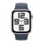 ساعت هوشمند اپل مدل SE 2023 Aluminum Case 40mm دارای قابلیت های قابلیت مکالمه از طریق بلوتوث بند سیلیکون